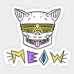 MEOW (yellow) Sticker